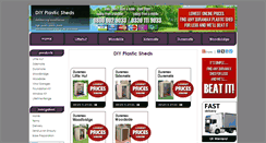 Desktop Screenshot of diyplasticsheds.co.uk